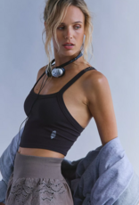 FREE PEOPLE MOVEMENT All Clear Solid Cami in Chocolate