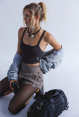 FREE PEOPLE MOVEMENT All Clear Solid Cami in Chocolate