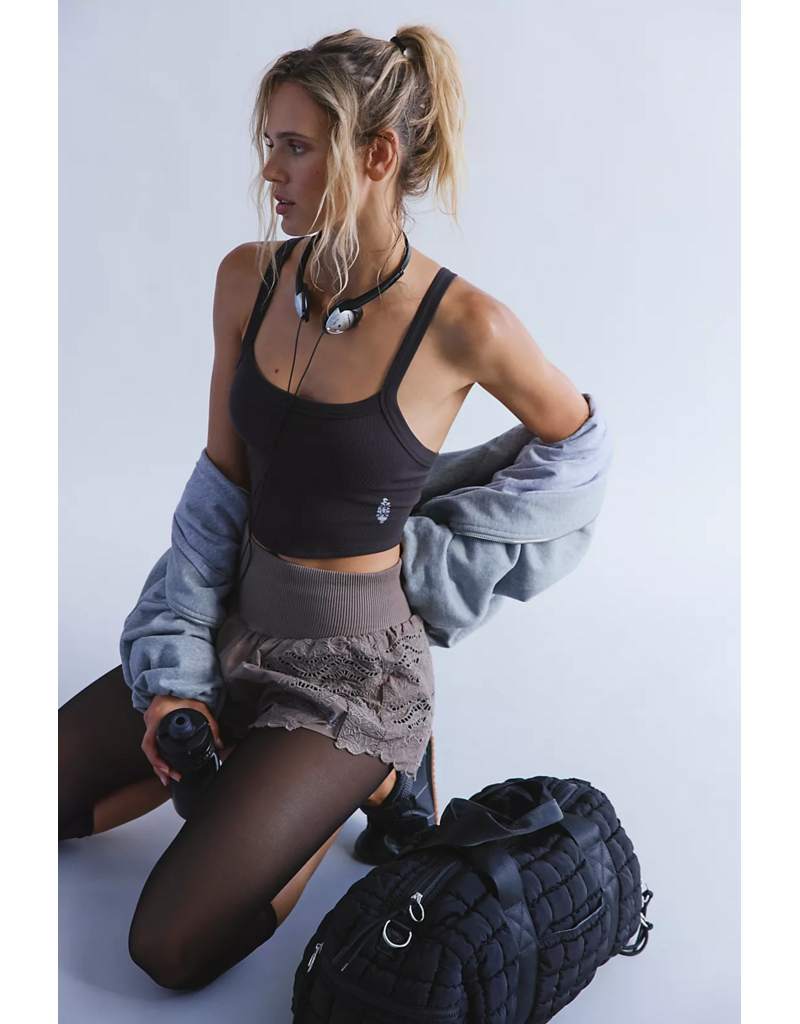 FREE PEOPLE MOVEMENT All Clear Solid Cami in Chocolate