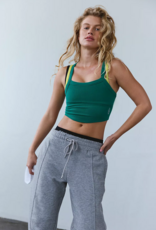 FREE PEOPLE MOVEMENT All Clear Solid Cami in Green Glow