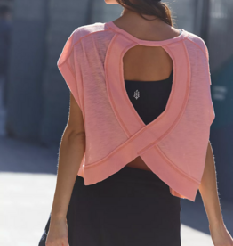 FREE PEOPLE MOVEMENT My Time Tee in Fruit Punch