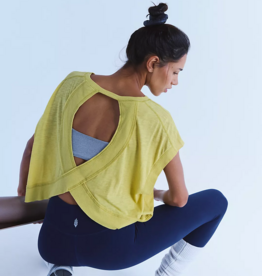 FREE PEOPLE MOVEMENT My Time Tee in Honeydew