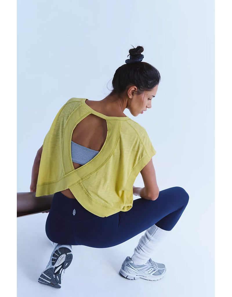 FREE PEOPLE MOVEMENT My Time Tee in Honeydew