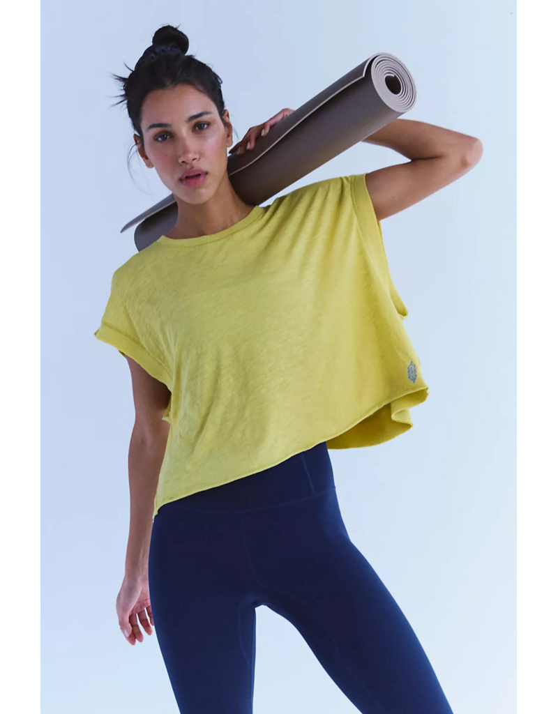 FREE PEOPLE MOVEMENT My Time Tee in Honeydew