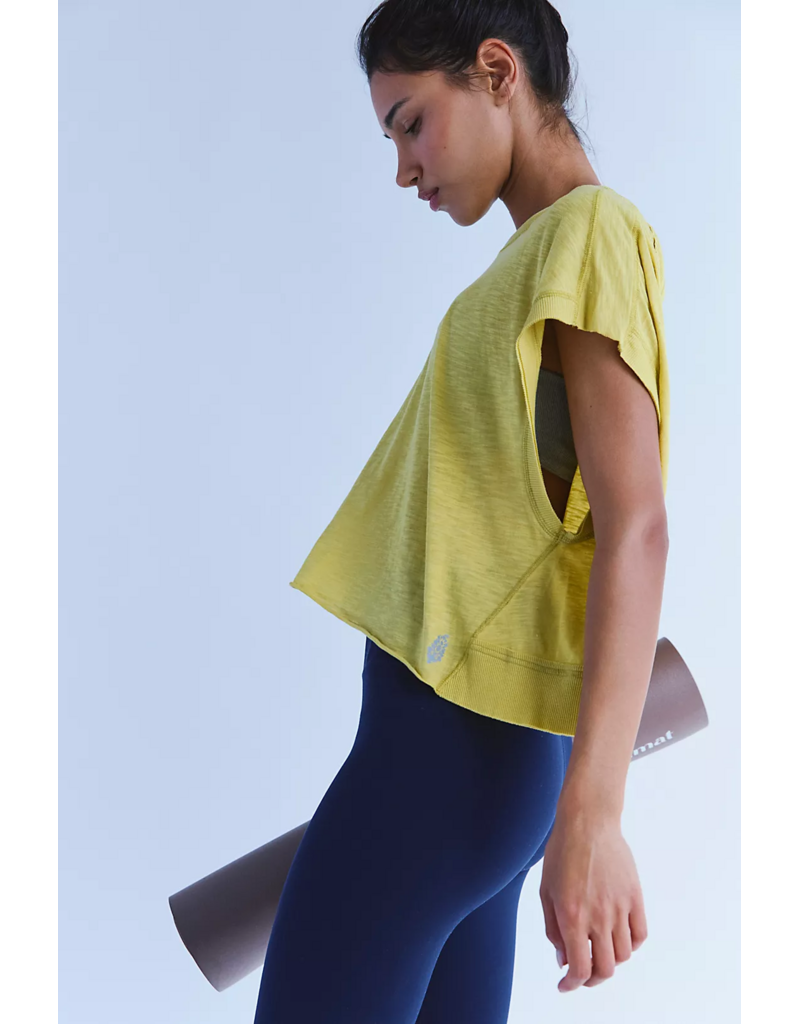 FREE PEOPLE MOVEMENT My Time Tee in Honeydew