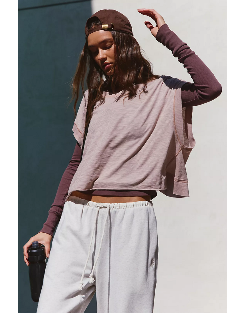 FREE PEOPLE MOVEMENT My Time Tee in Sandy