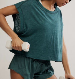 FREE PEOPLE MOVEMENT My Time Tee in Evergreen