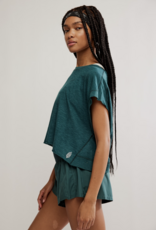 FREE PEOPLE MOVEMENT My Time Tee in Evergreen