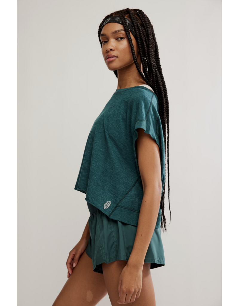 FREE PEOPLE MOVEMENT My Time Tee in Evergreen