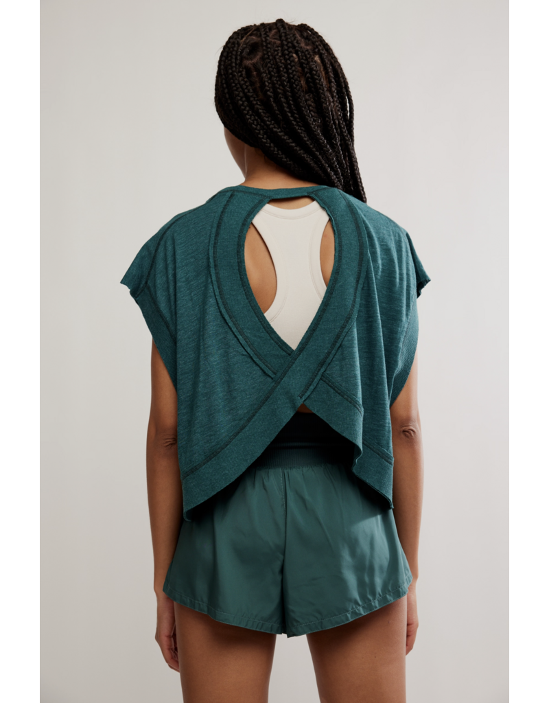 FREE PEOPLE MOVEMENT My Time Tee in Evergreen
