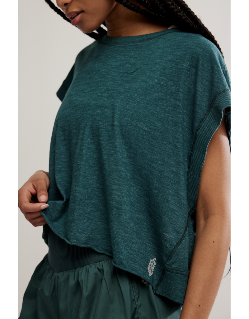 FREE PEOPLE MOVEMENT My Time Tee in Evergreen