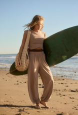 FREE PEOPLE MOVEMENT Hot Shot Crossover Set in Pumice