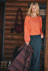 FREE PEOPLE MOVEMENT My Time Layer in Neon Coral