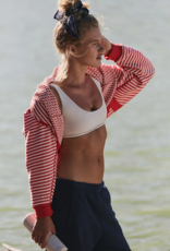FREE PEOPLE MOVEMENT My Time Textured Layer in Victory Red