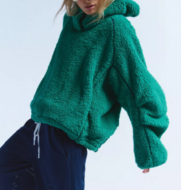 FREE PEOPLE MOVEMENT Free Flow Fleece in Green Glow