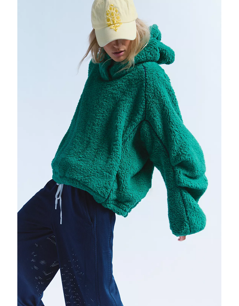 FREE PEOPLE MOVEMENT Free Flow Fleece in Green Glow