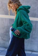 FREE PEOPLE MOVEMENT Free Flow Fleece in Green Glow