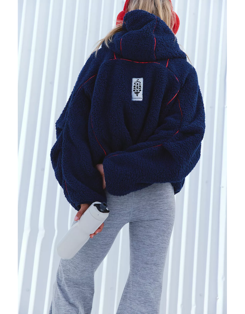FREE PEOPLE MOVEMENT Free Flow Fleece in Midnight Navy