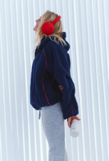 FREE PEOPLE MOVEMENT Free Flow Fleece in Midnight Navy