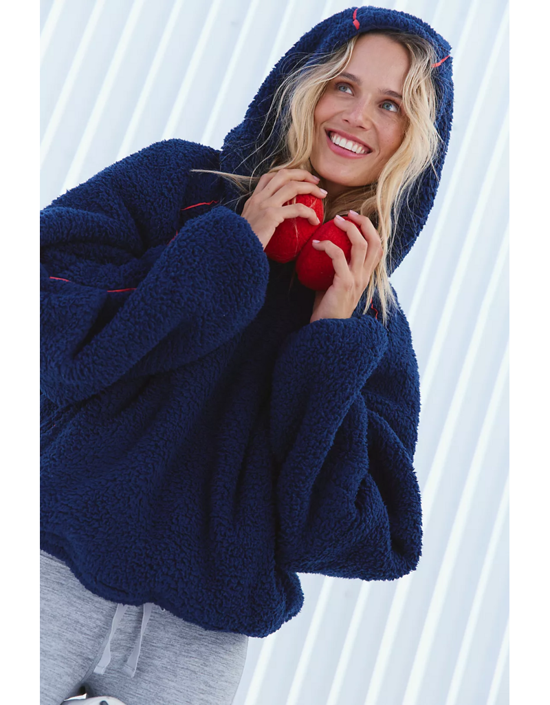 FREE PEOPLE MOVEMENT Free Flow Fleece in Midnight Navy