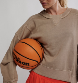 FREE PEOPLE MOVEMENT Intercept Pullover in Sandy