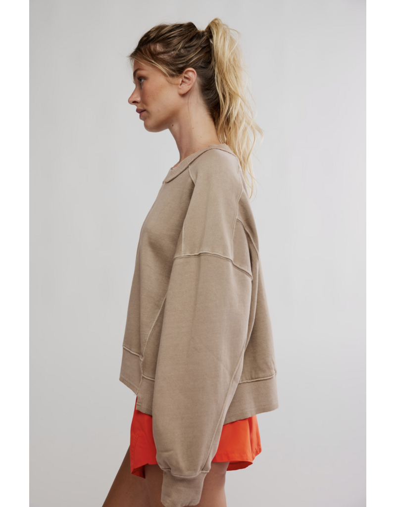 FREE PEOPLE MOVEMENT Intercept Pullover in Sandy