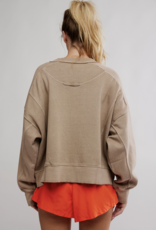 FREE PEOPLE MOVEMENT Intercept Pullover in Sandy