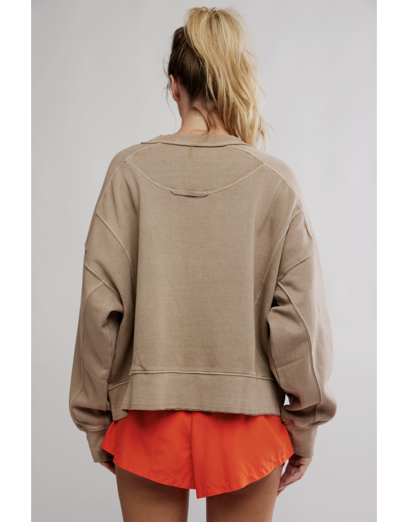 FREE PEOPLE MOVEMENT Intercept Pullover in Sandy