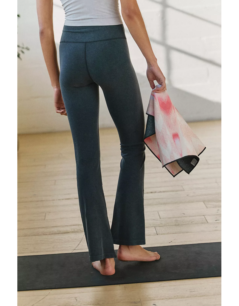 FREE PEOPLE MOVEMENT Go To Smooth Flare Pants in Washed Black