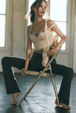 FREE PEOPLE MOVEMENT Go To Smooth Flare Pants in Washed Black