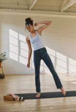 FREE PEOPLE MOVEMENT Go To Smooth Flare Pants in Washed Black