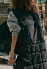 FREE PEOPLE MOVEMENT On The Move Packable Puffer Vest in Black