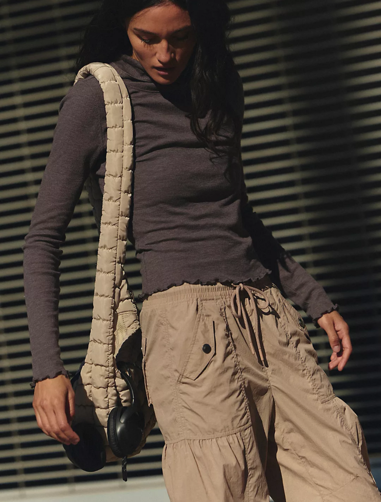 FREE PEOPLE MOVEMENT Breathe Easy Long Sleeve in Black