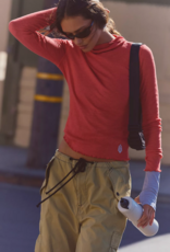 FREE PEOPLE MOVEMENT Breathe Easy Long Sleeve in Victory Red