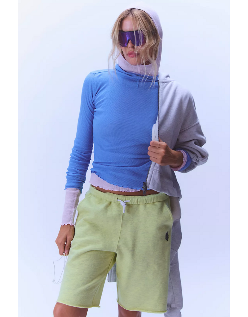 FREE PEOPLE MOVEMENT Breathe Easy Long Sleeve in Riviera Blue