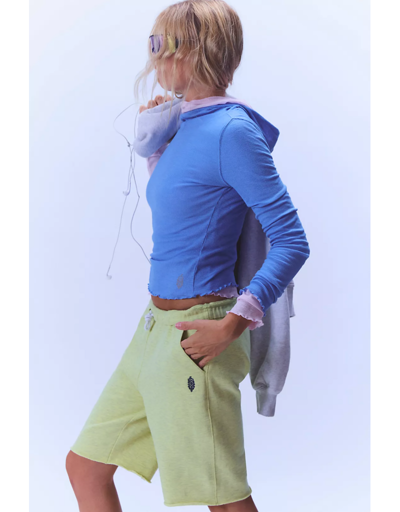 FREE PEOPLE MOVEMENT Breathe Easy Long Sleeve in Riviera Blue