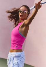 FREE PEOPLE MOVEMENT Dynamite Tank in Fuchsia Flirt