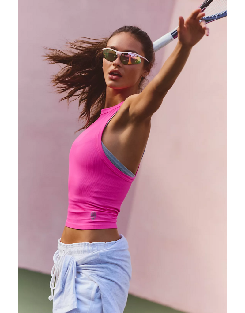 FREE PEOPLE MOVEMENT Dynamite Tank in Fuchsia Flirt