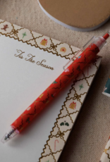 RIFLE PAPER COMPANY Gel Pen (Set of 2) in Holiday Argyle