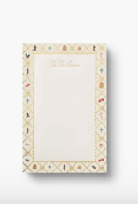 RIFLE PAPER COMPANY Holiday Notepad in Holiday Argyle