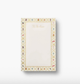 RIFLE PAPER COMPANY Holiday Notepad in Holiday Argyle