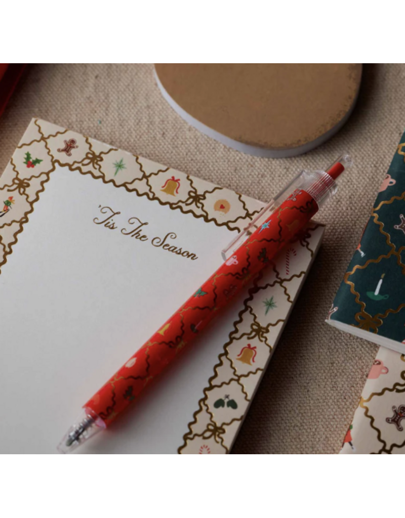 RIFLE PAPER COMPANY Holiday Notepad in Holiday Argyle