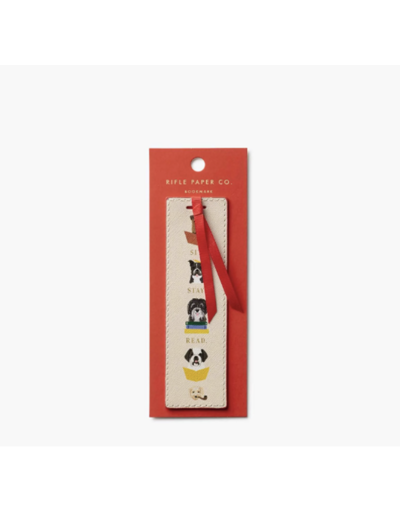 RIFLE PAPER COMPANY Bookmark in Studious Dogs
