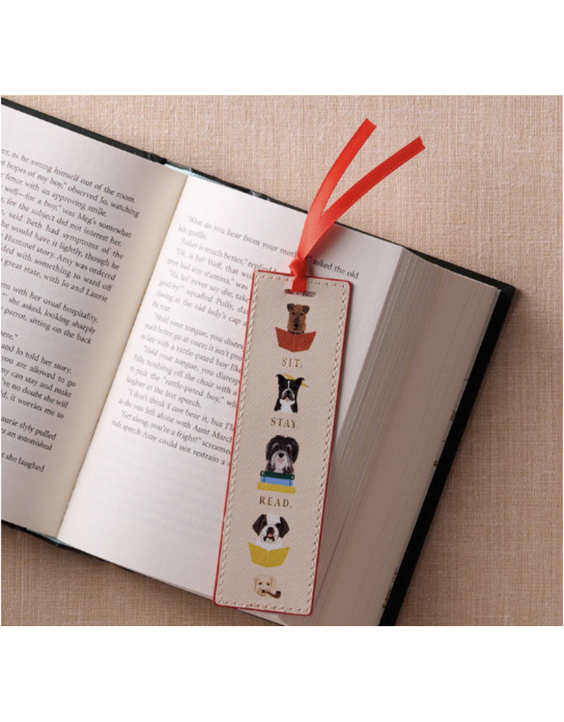 RIFLE PAPER COMPANY Bookmark in Studious Dogs