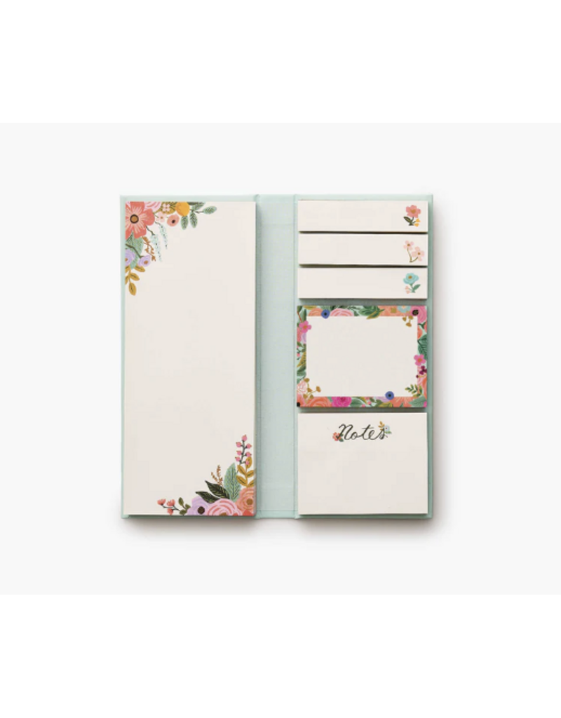 RIFLE PAPER COMPANY Sticky Note Folio in Garden Party