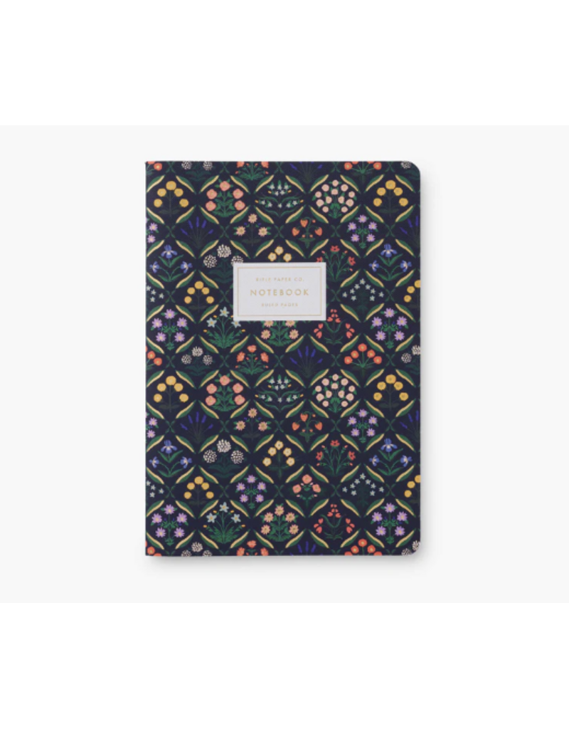 RIFLE PAPER COMPANY Stitched Notebook Set (Set of 3) in Estee