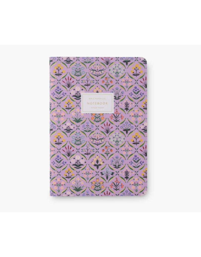 RIFLE PAPER COMPANY Stitched Notebook Set (Set of 3) in Estee