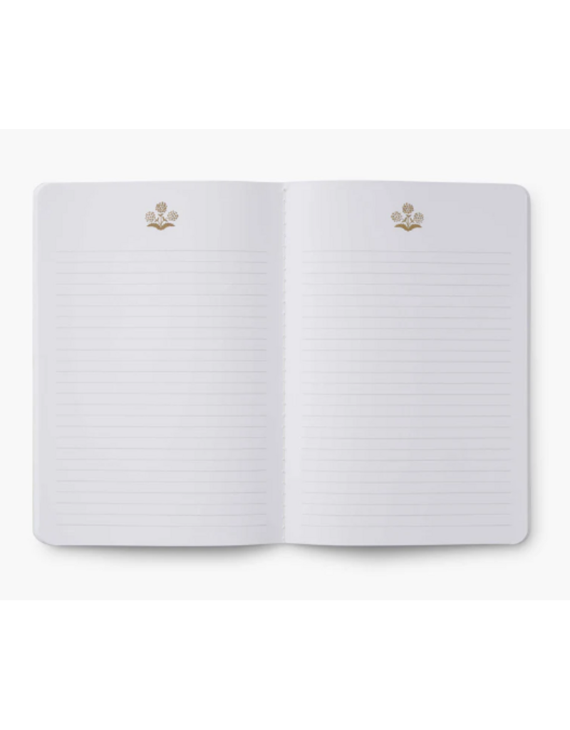 RIFLE PAPER COMPANY Stitched Notebook Set (Set of 3) in Estee