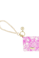 LILLY PULITZER Snap Card Case in Unforgettable Pink
