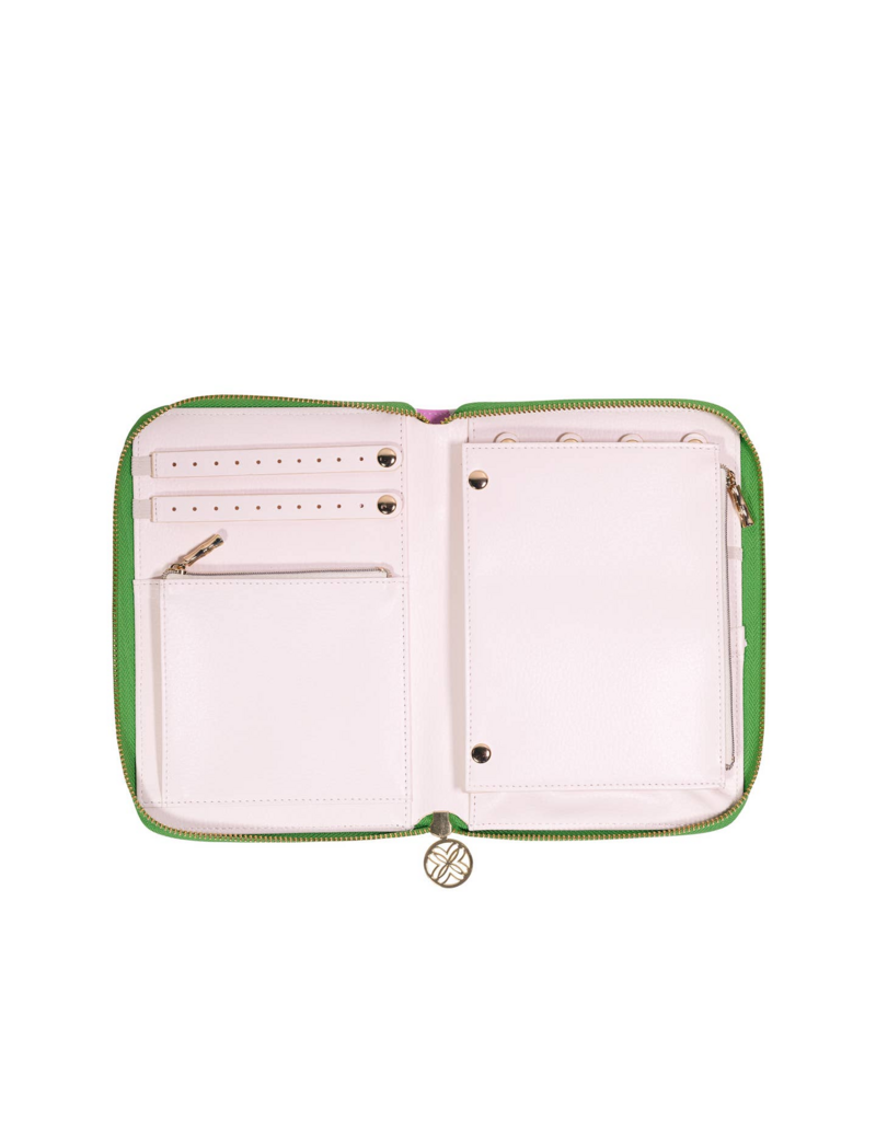 LILLY PULITZER Jewelry Folio in Sunset Shadows Home